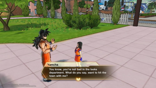 I wouldn’t mind going to the club with Yamcha. 