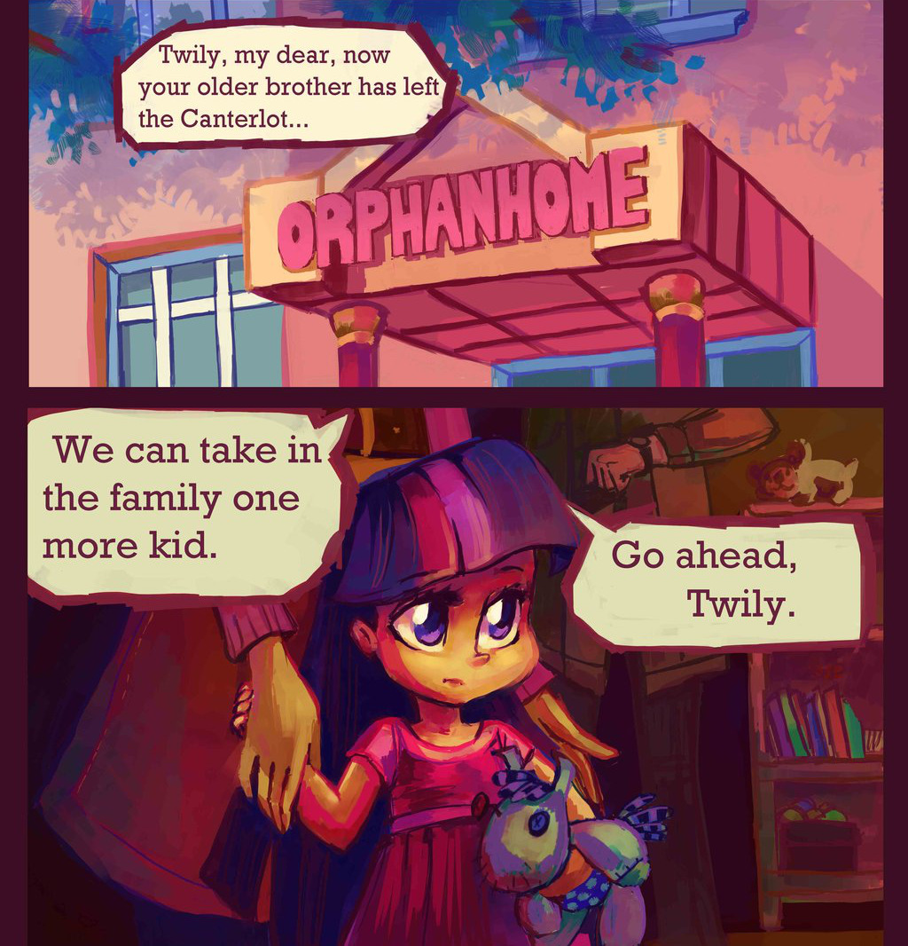 kevinsano:  galleryofhorses:  Twily and Spike.ENG by Holivi  THIS IS TOO PRECIOUS