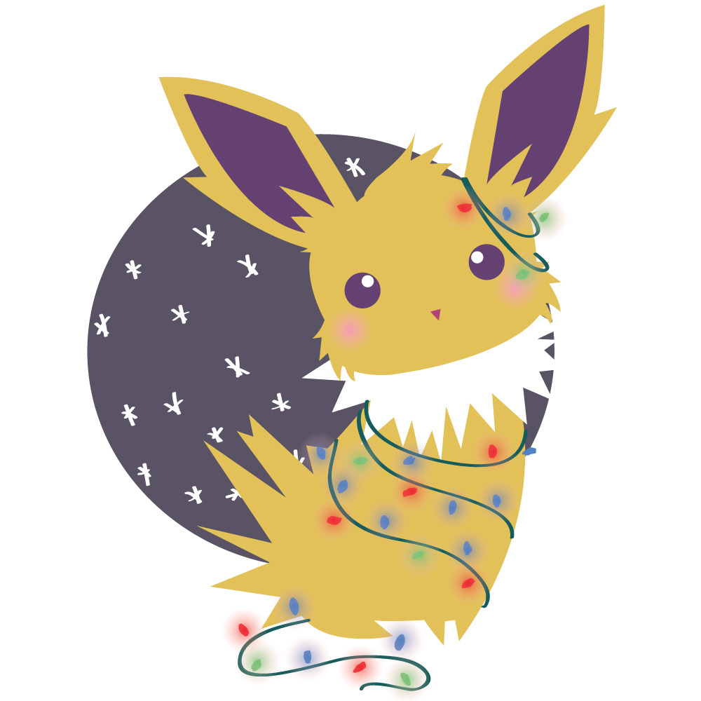 the-angel-ninfia:  The eeveelutions are getting ready for Christmas :) 