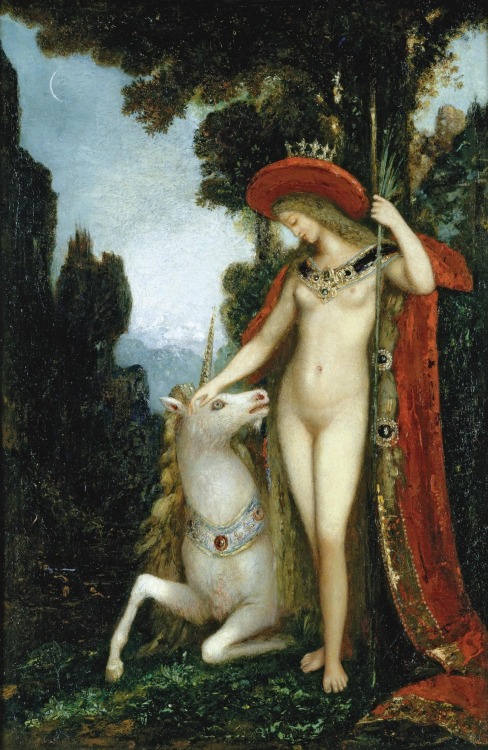 laclefdescoeurs:La Licorne, 1885, Gustave Moreau