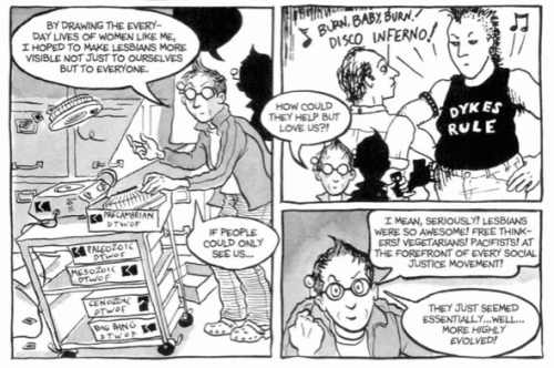 from the “cartoonist’s introduction” to the essential dykes to watch out for by alison bechdel