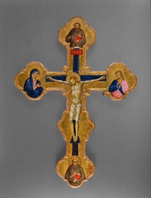 met-european-paintings: Crucifix by Master of the Orcagnesque Misericordia, European PaintingsMedium