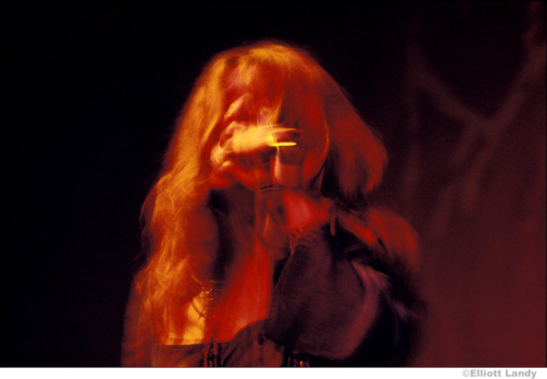 Janis performing in 69, photo by Elliot Landy.