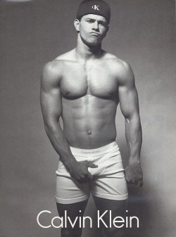 guyswithhotminds:Mark Wahlberg for Calvin Klein