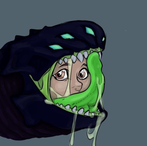 ravenousmonster:  Slurp!