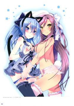 (via #r_18 akagi kaori and kirishima shizuka