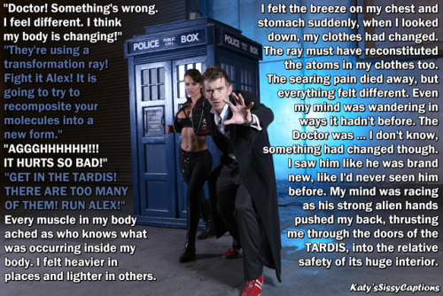 Doctor Who and the Transformation RaySupport me on Patreon for more Sissy Captions!