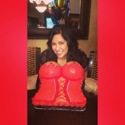 #red #tittycake #happybirthdayfrank #delicioustatas