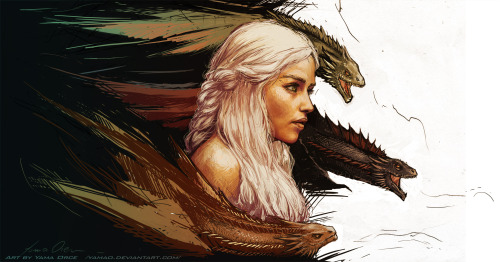 emilianadarling: thecyberwolf: A Dance with Dragons by Yama Orce “Not all men were meant to da