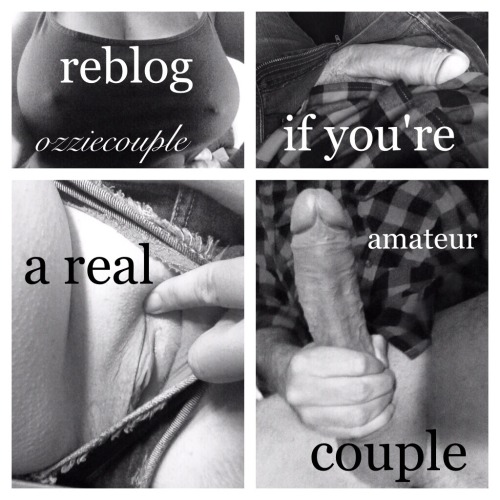 phuckyogirl23: ozziecouple:  Thank you to all our followers, if you’re a real amateur tumblr couple 