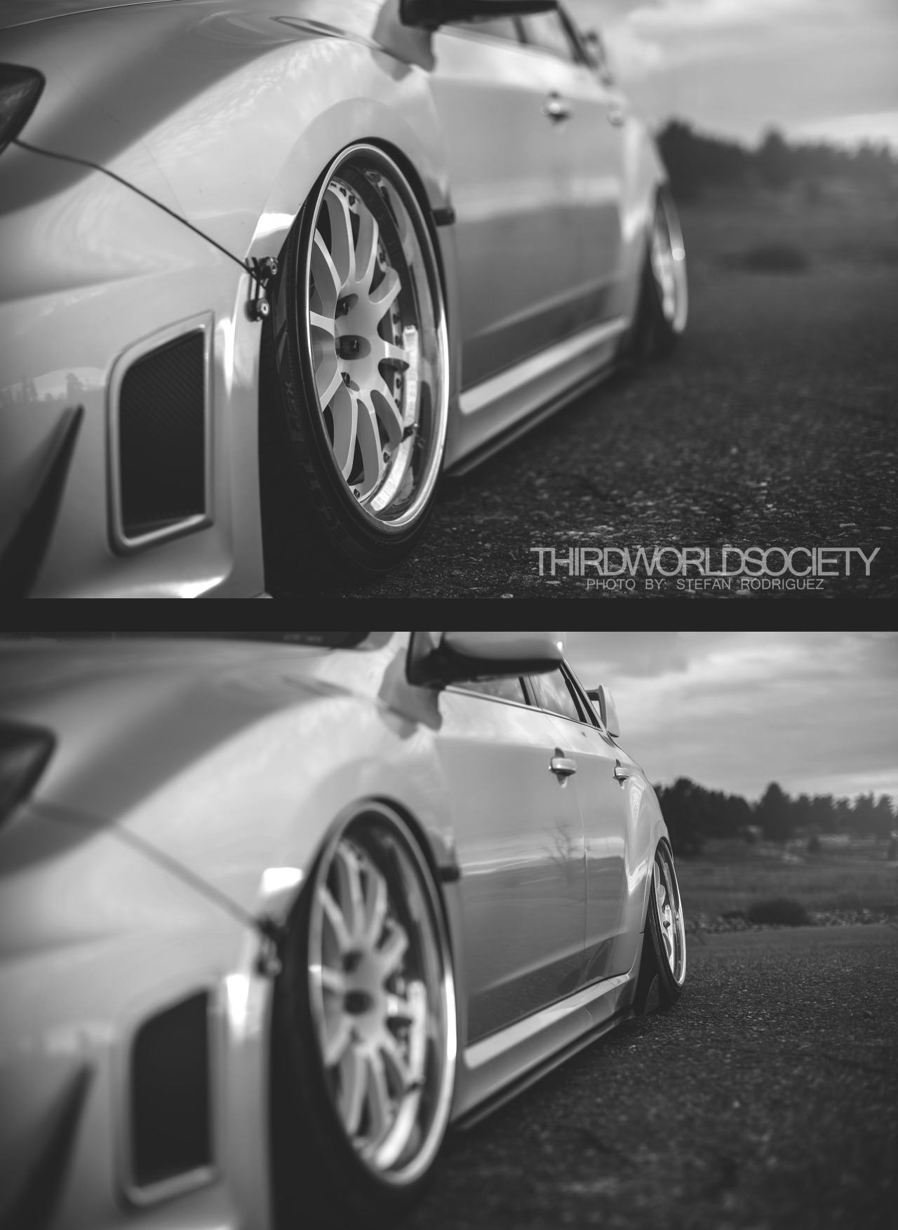 thirdworldsociety:  Breath of Fresh Air: Slammed Subaru WRX Feature Live HERE  