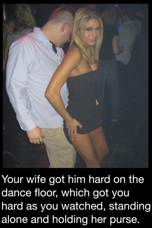 jackburden98: Your wife got him hard on the dance floor, which got you hard as you watched, standing