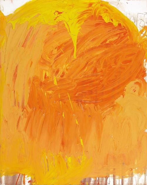 artsyloch: Hermann Nitsch  executed 2001acrylic on canvas100 by 80 cm