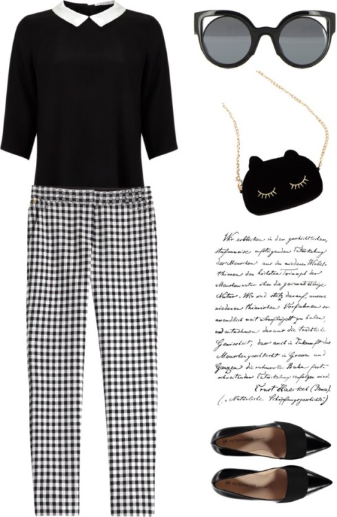 Untitled #5144 by lbenigni featuring flat shoes