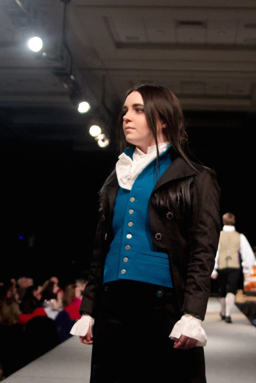 enhancedandenlightened: gothiccharmschool: lorenzocheney: Pictures from the fashion show!Clothes by 