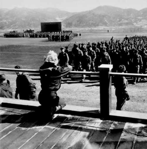 alwaysmarilynmonroe:  Marilyn in Korea in February 1954.
