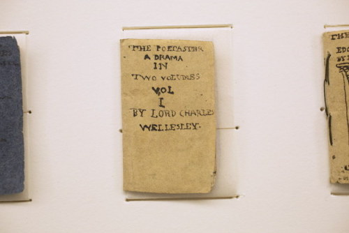 vintageanchorbooks:Tiny books made by the Brontës as children.