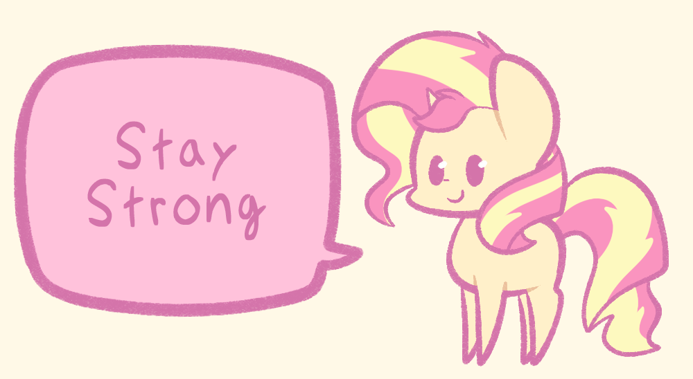 funpicturesofponies:positivity ponies for those who need it