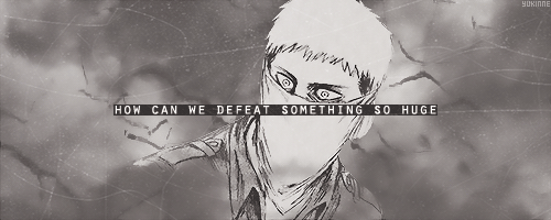 ... but we will still fight to protect youJean and Armin- the reluctant heroes.