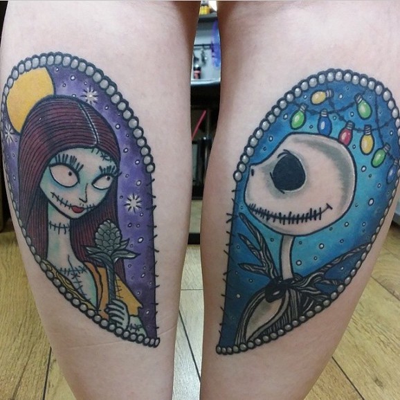 skindeeptales:  Tim Burton tattoos by Sam Fiorino - Tim Childs - Jasen Workman -