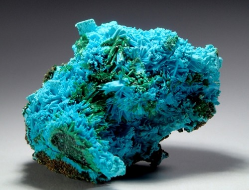 Chrysocolla, Malachite & Chrysocolla Psm Barite - Lupoto Mine, Lubumbashi, Katanga, Congo