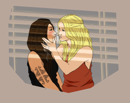 alyciaswink:“All you need to do is inhale, okay?” Clarke says and it’s not detailed by any means but