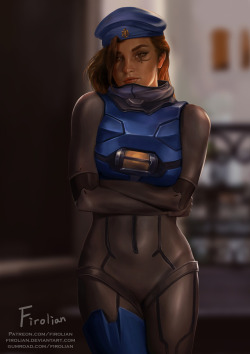 firolian: Captain Amari Commissioned Artwork