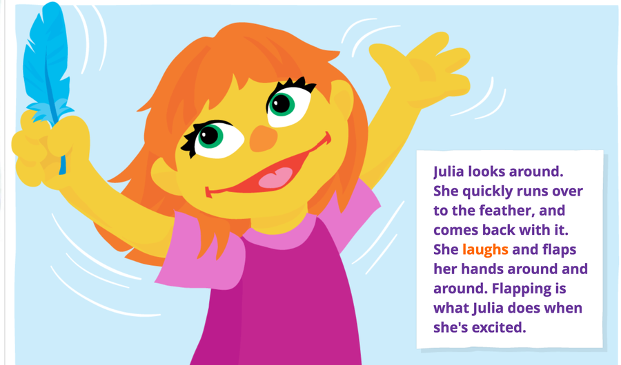 micdotcom:   Meet Julia, Sesame Street’s new character with autism  As part of