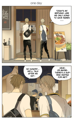 Old Xian update of [19 Days], translated by Yaoi-BLCD. IF YOU USE OUR TRANSLATIONS YOU MUST CREDIT BACK TO THE ORIGINAL AUTHOR!!!!!! (OLD XIAN). DO NOT USE FOR ANY PRINT/ PUBLICATIONS/ FOR PROFIT REASONS WITHOUT PERMISSION FROM THE AUTHOR!!!!!!!!!!!Previo