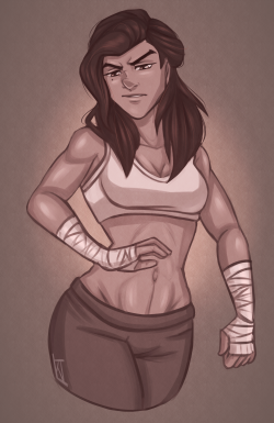 captainhigher:   Workout time with Kuvira