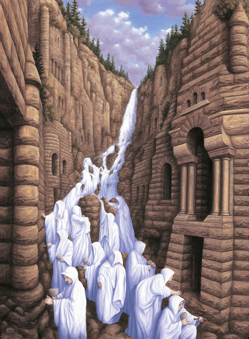 surprisebitch:mayahan: Mind-Bending Paintings By Canadian Artist Rob Gonsalves  this is so satisfying