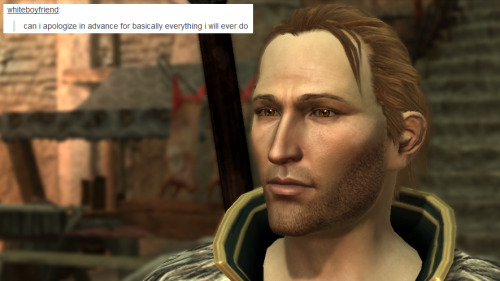 bubonickitten:Dragon Age II + text posts — Anders (again)Oh look, another Anders one. (It’ll be four