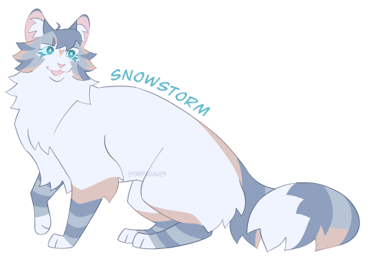 warriors cat stuff — cryptidclaw: Bluestar redesign! I made her