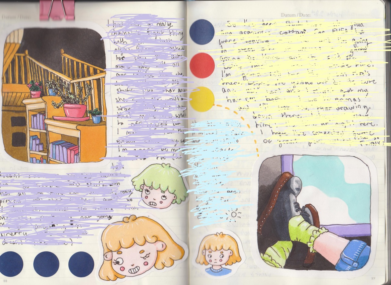 skygrl:2015 journals !! w some stuff blocked out