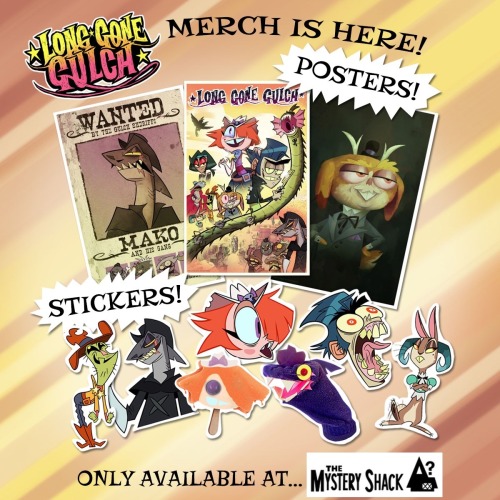 longgonegulch:LGG MERCH IS HERE! Posters and vinyl sticker packs only available at https:/