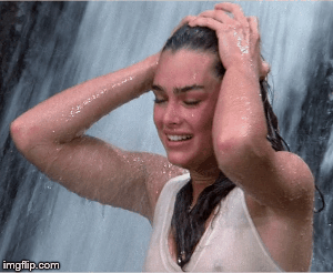 starsgifsgifs:  Brooke shields see through saraha 
