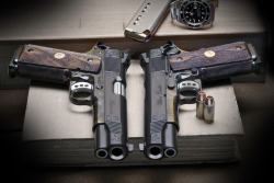 tombstone-actual:  everyday-cutlery:  Wilson Combat Aristocrats  this will be the first 1911 i buy 