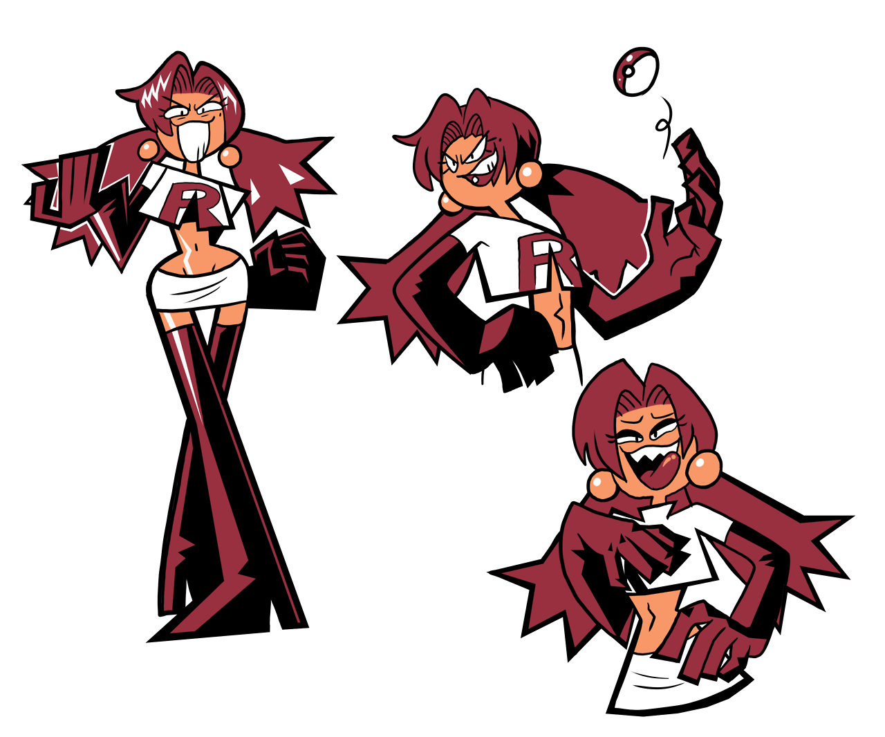 ninsegado91: galactabee:  I like the Rocket grunts from Gold and Silver.  Neat 