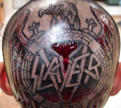 saltydogtattoo:  Slayer on the brain  NOW THATS METAL