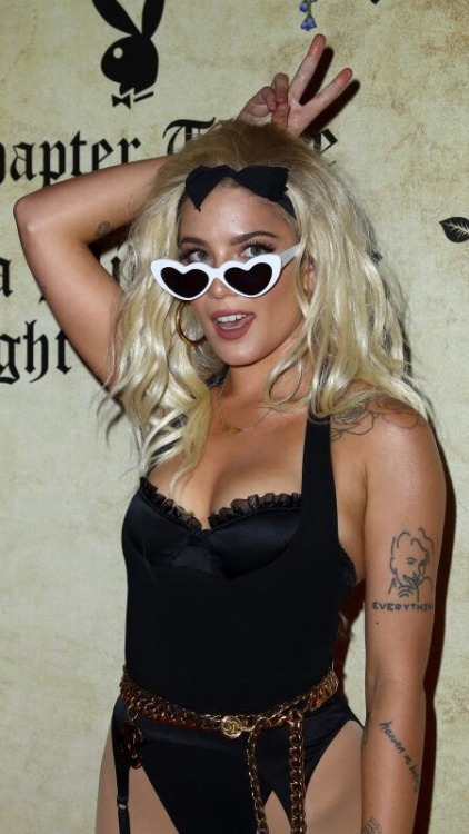 Halsey at the Playboy Midsummer Night’s Dream event in Las Vegas