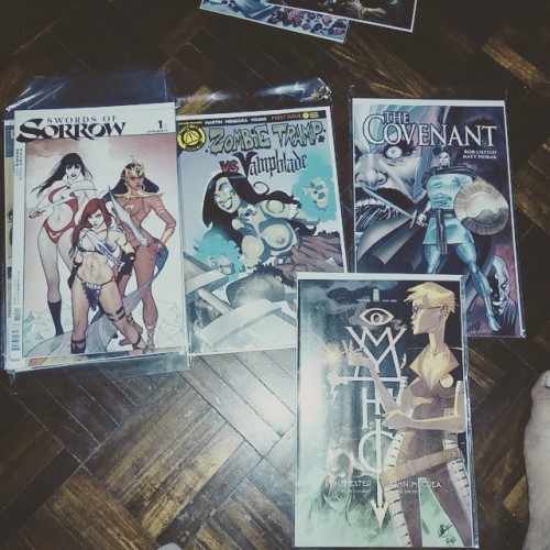 #freshcomics #comics #swordsofsorrow #thecovenant #mythic #zombietrampvsvampblade #dynamite #image #dangerzone