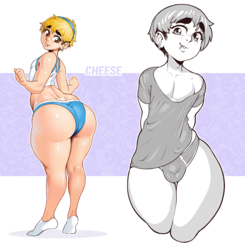 superamiuniverse: ghosts-go-boo:  A quick lil’ trade thing for the very talented and wonderful @superamiuniverse of their boy, Cheese! Glad I finally took the plunge and drew this cutie with a booty.  Thank you so much for this booster dude~ You did
