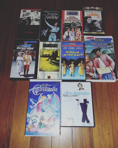 Thrift shopping haul from this trip pt. 2. #thriftshopping #movie #movies #VHS #DVD #DVDs #DisneyMov