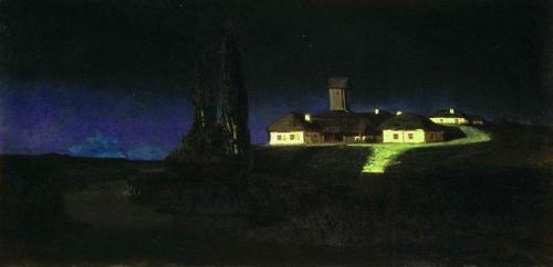 Arkhip Kuindzhi. Ukrainian Night. 1876. State Tretyakov Gallery, Moscow.