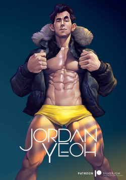 silverjow:  New illustration featuring Malaysian fitness model, celebrity and certified personal trainer, Jordan Yeoh   @jordanyeohfitness  