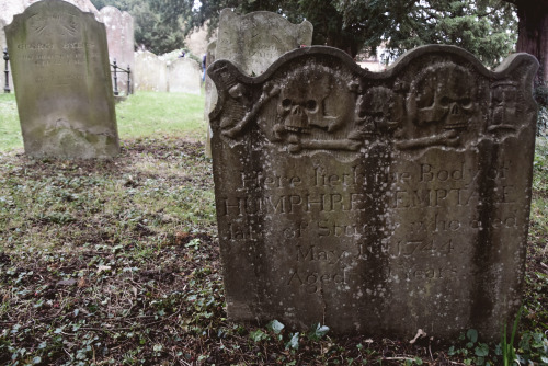 Memento Mori at St Martin’s Church reputed to be the oldest church in  Britain- Canterbury, England 