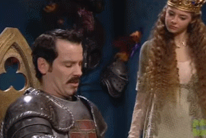 a gifset for every arthurian tv show: Sir Gadabout: The worst knight in the land (2 seasons, comedic