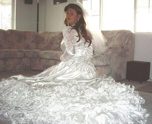 thetransgenderbride:This young and beautiful bridal crossdresser is Aspen.