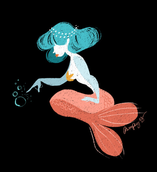 philliplight:  When in doubt, draw mermaids…. 