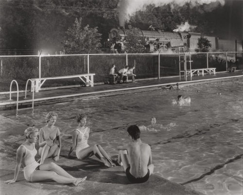 Swimming Pool at Welch, West Virginia, 1958.